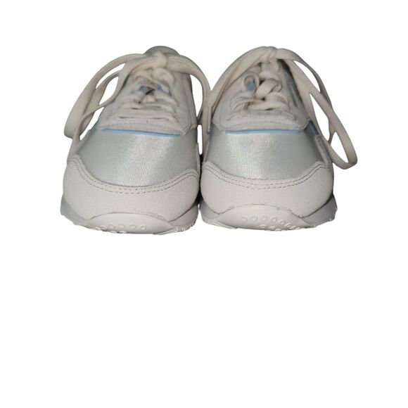 Reebok Women's Classic Nylon Sneaker Size 8 Bone/Pale Blue/Chalk - Picture 10 of 11